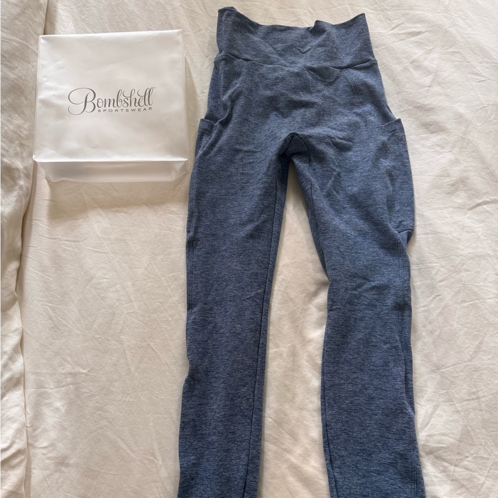 Bombshell Sportswear Blue Women's Leggings